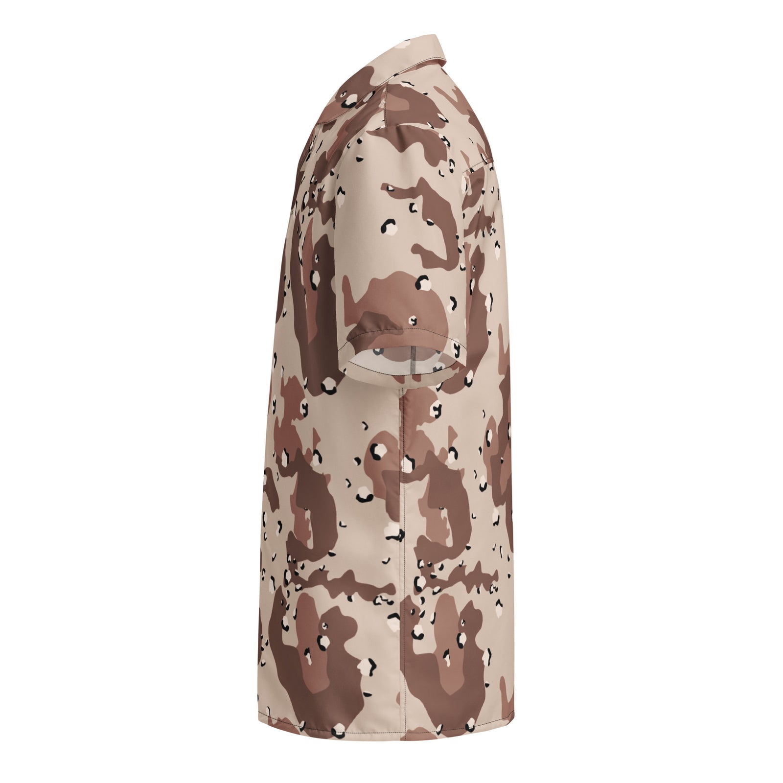 Desert Camouflage Pattern Button-Up Shirt