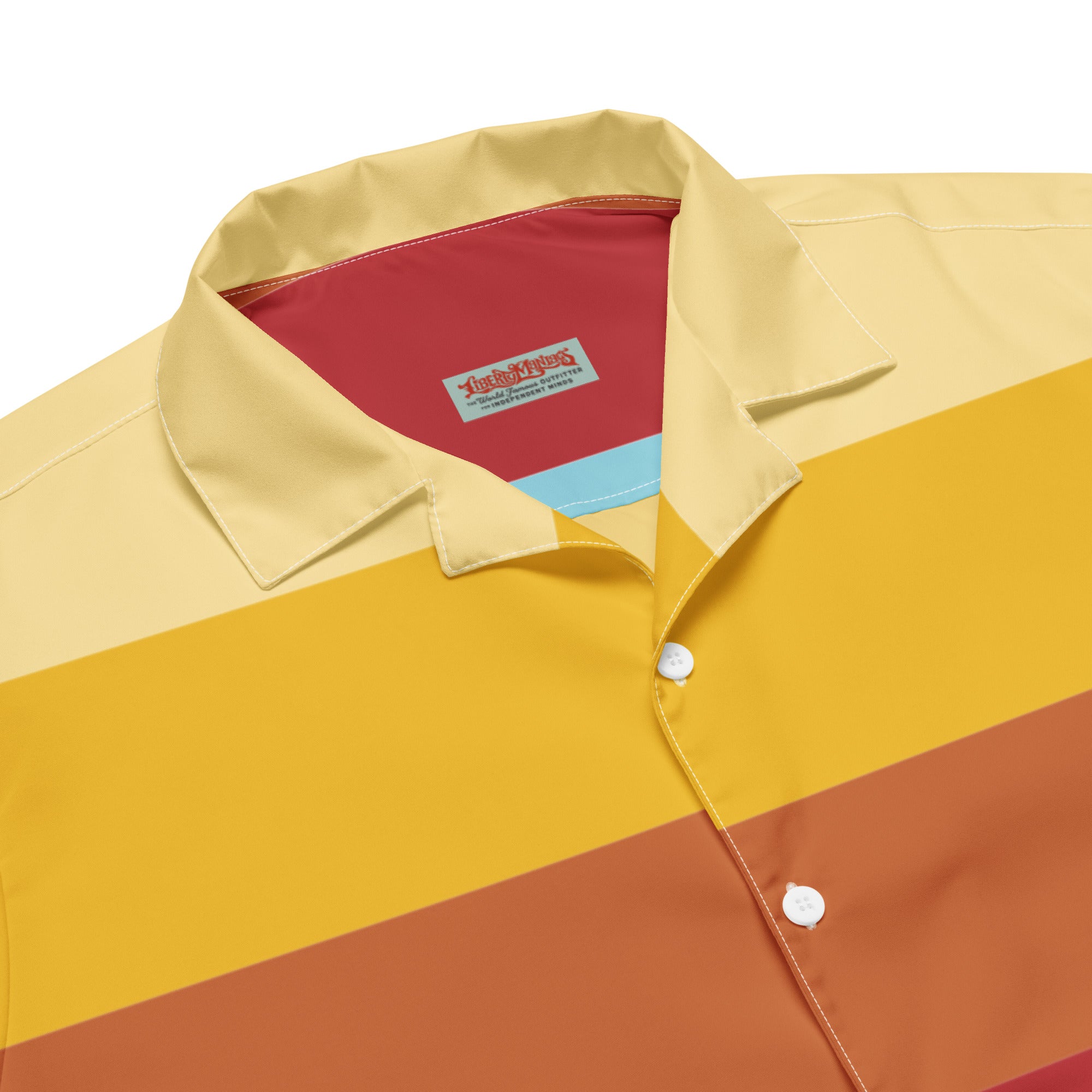 Tequila Sunrise Spectrum Button-Up Shirt