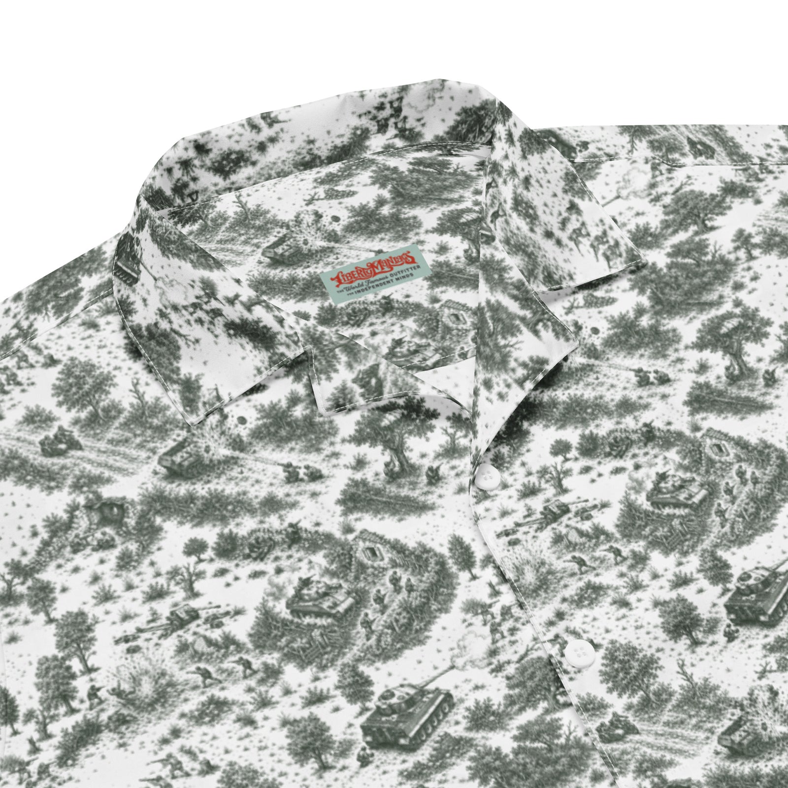 Normandy ’44 Toile Button Up Shirt closeup