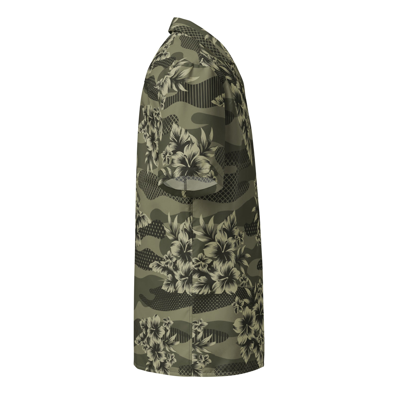 Hawaiian Camouflage Button-Up Shirt