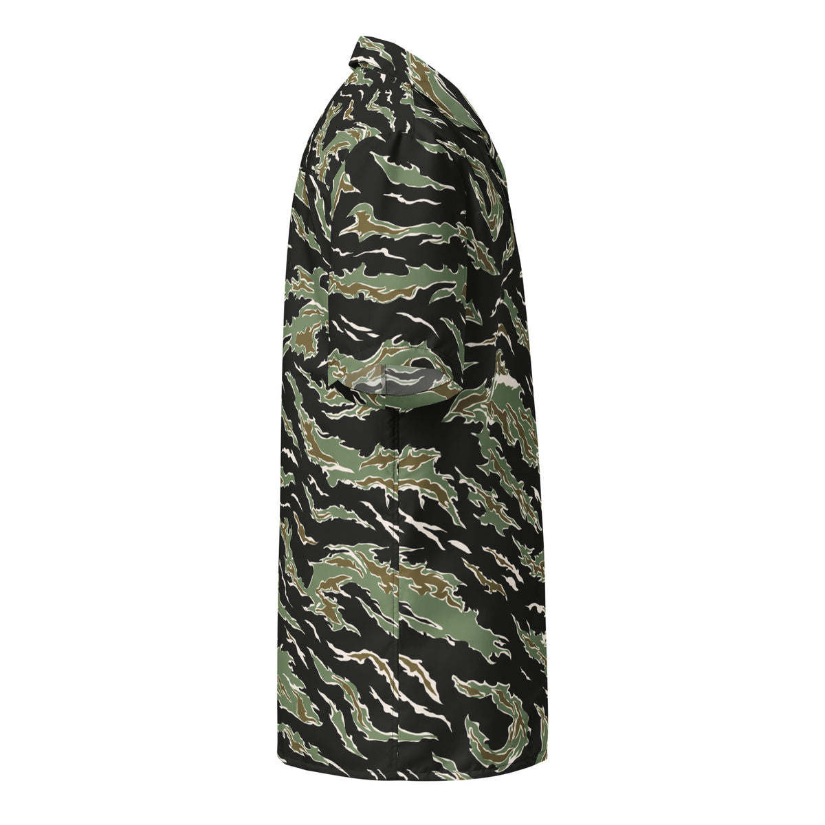 Tiger Stripe Hawaiian Button-Up Shirt