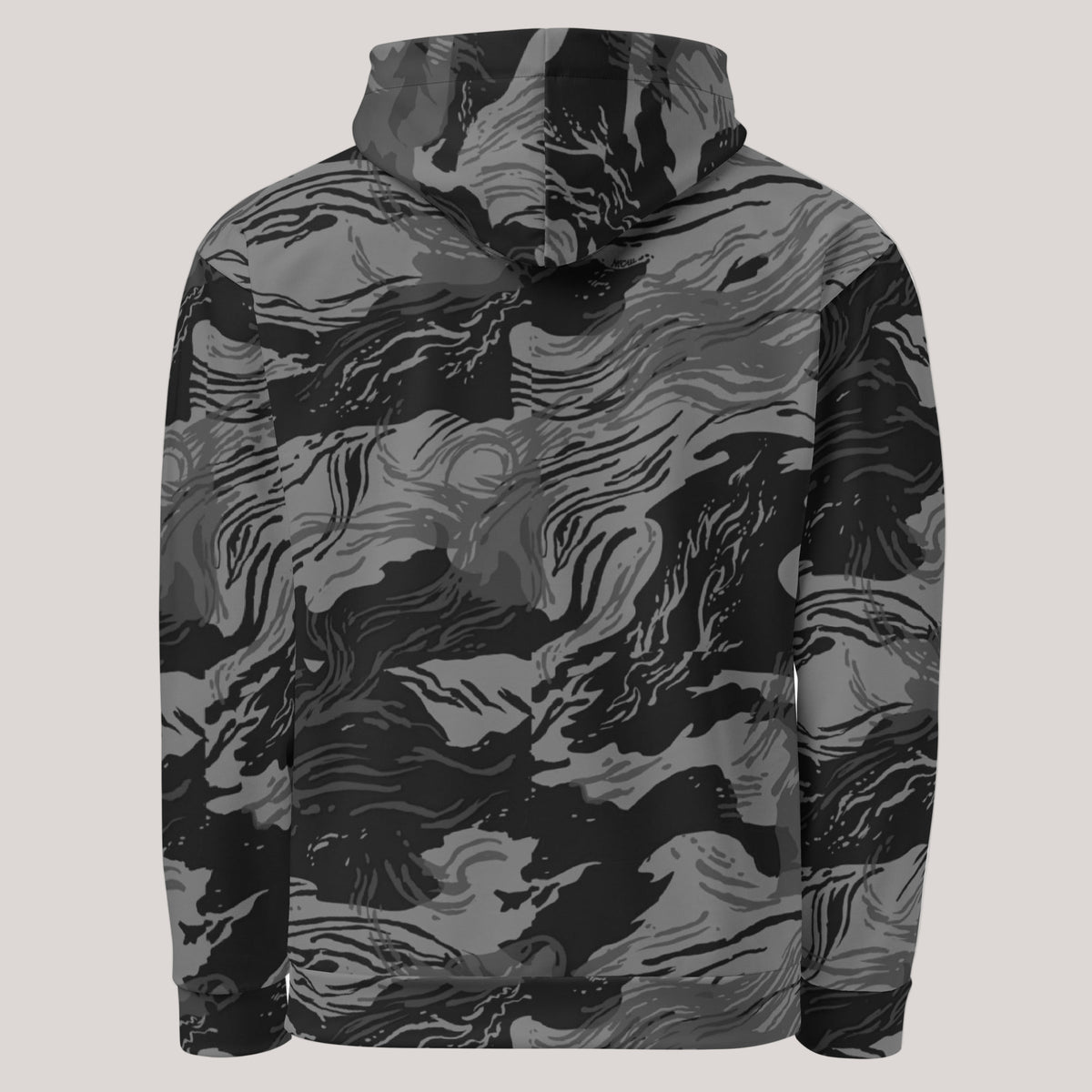 Rhodesian Brushstroke Night Ops Cotton Hoodie