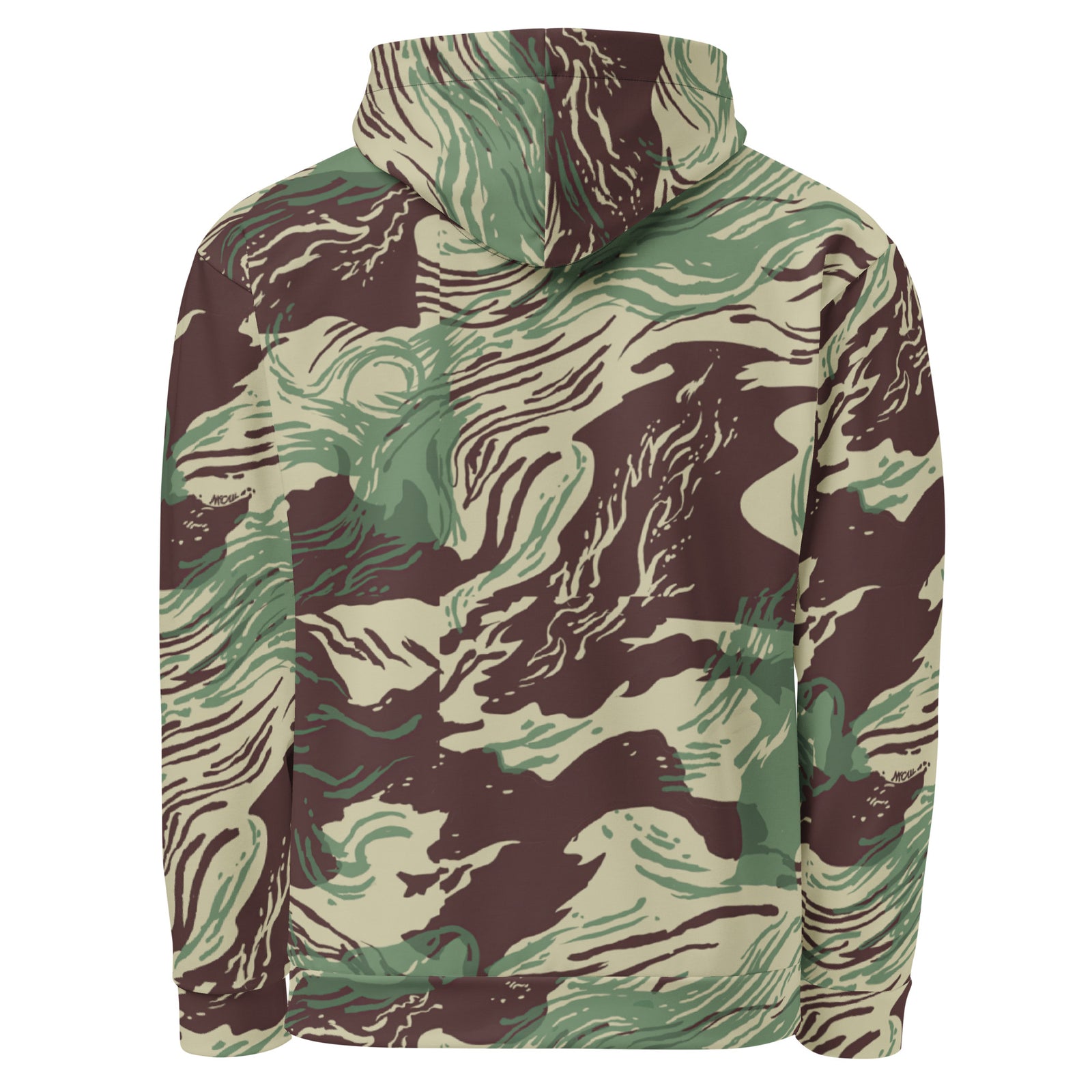Rhodesian Brushstroke Camo Cotton Hoodie by Liberty Maniacs