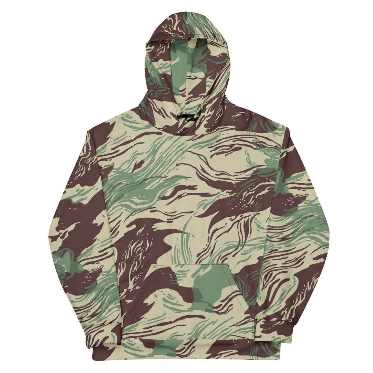Rhodesian Brushstroke Camo Cotton Hoodie by Liberty Maniacs