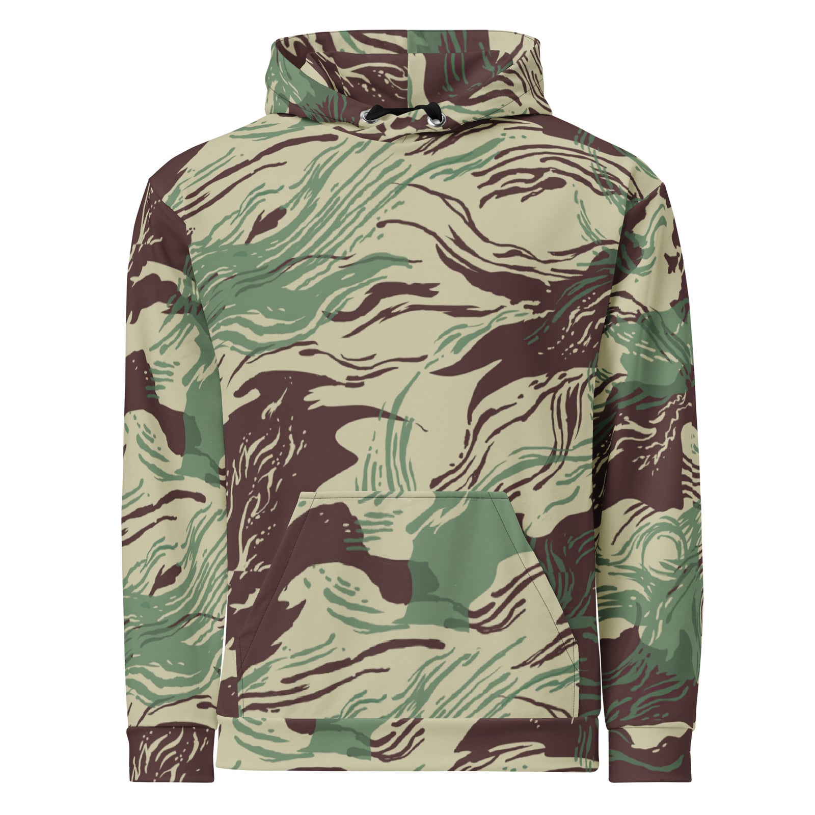 Rhodesian Brushstroke Camo Cotton Hoodie by Liberty Maniacs