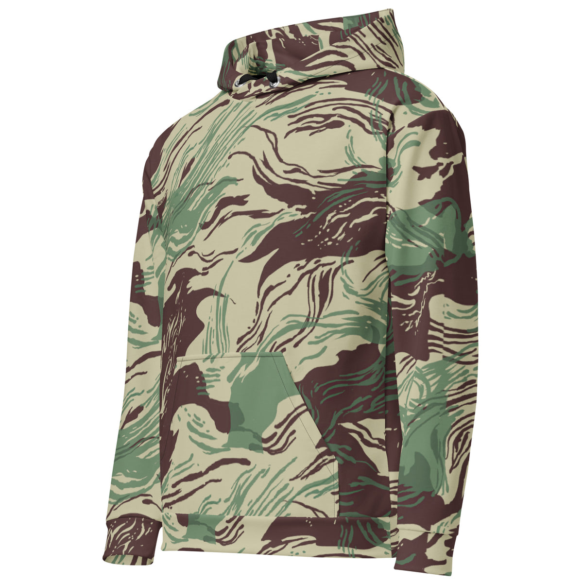Rhodesian Brushstroke Camo Cotton Hoodie by Liberty Maniacs