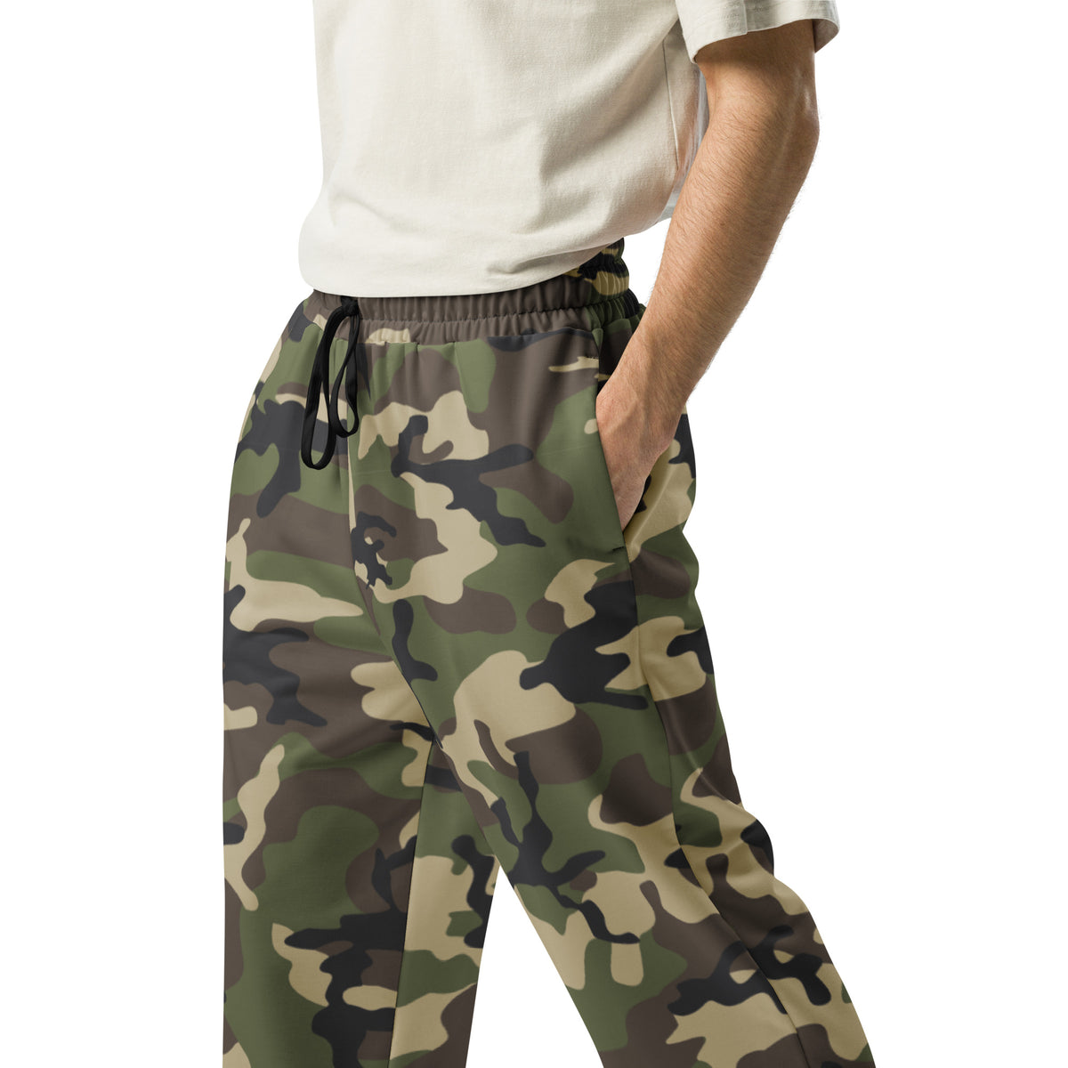 Woodland M81 Camo Wide-leg Joggers
