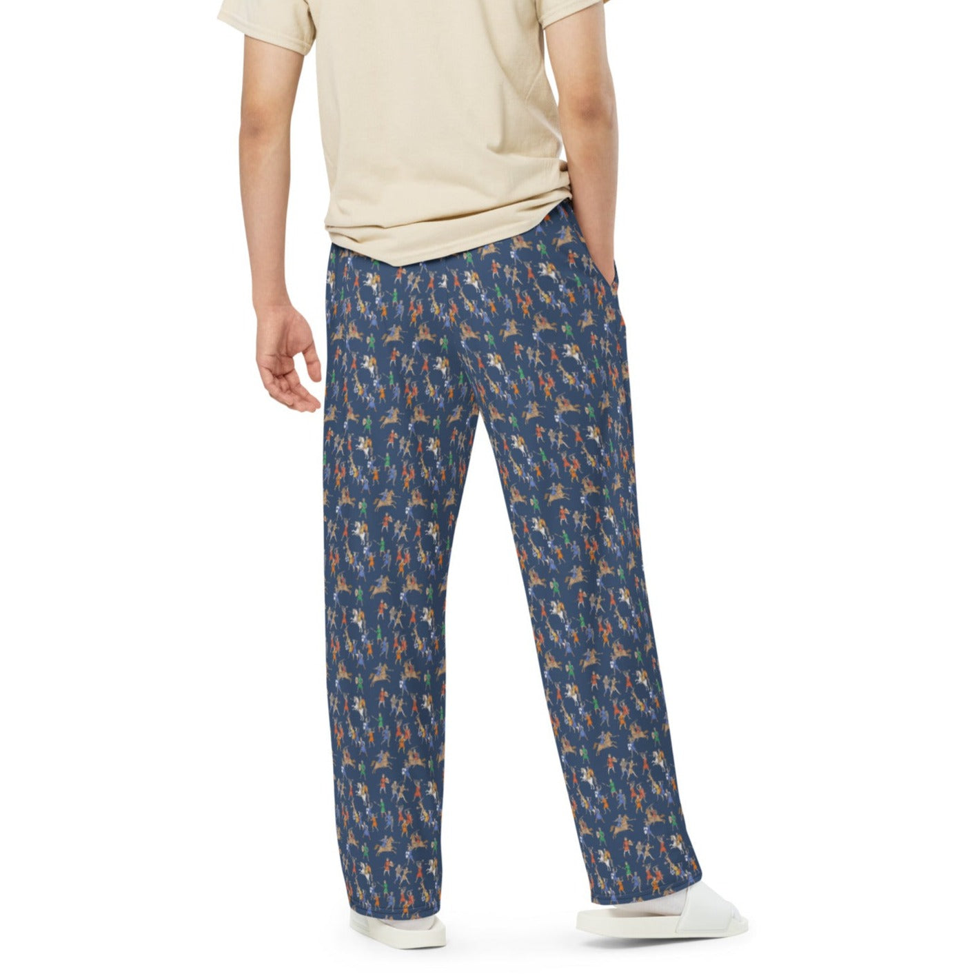 Medieval Battle Wide-leg Pants