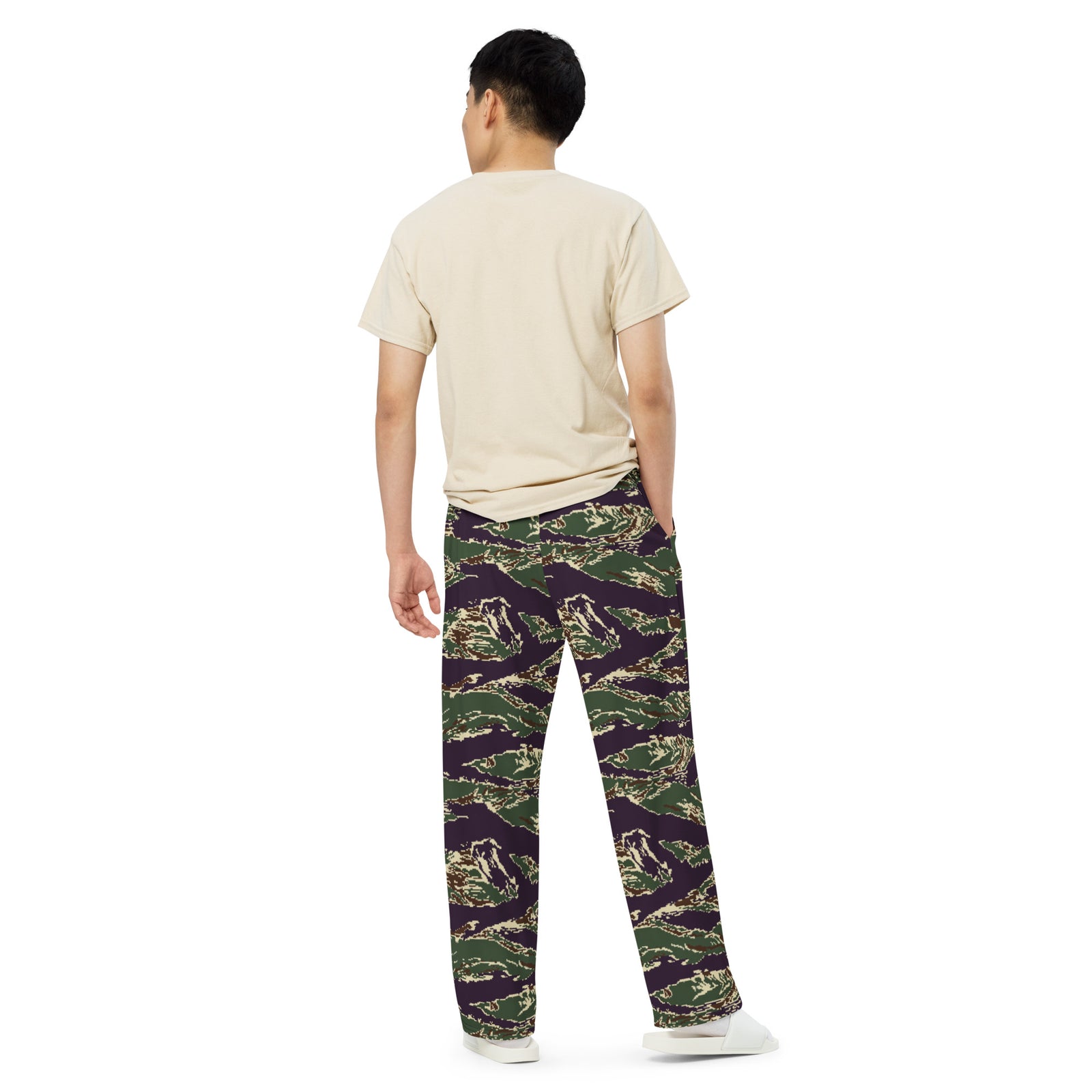 Taiwan Marine Corps Digital Tiger Stripe CamoWide-leg Pants