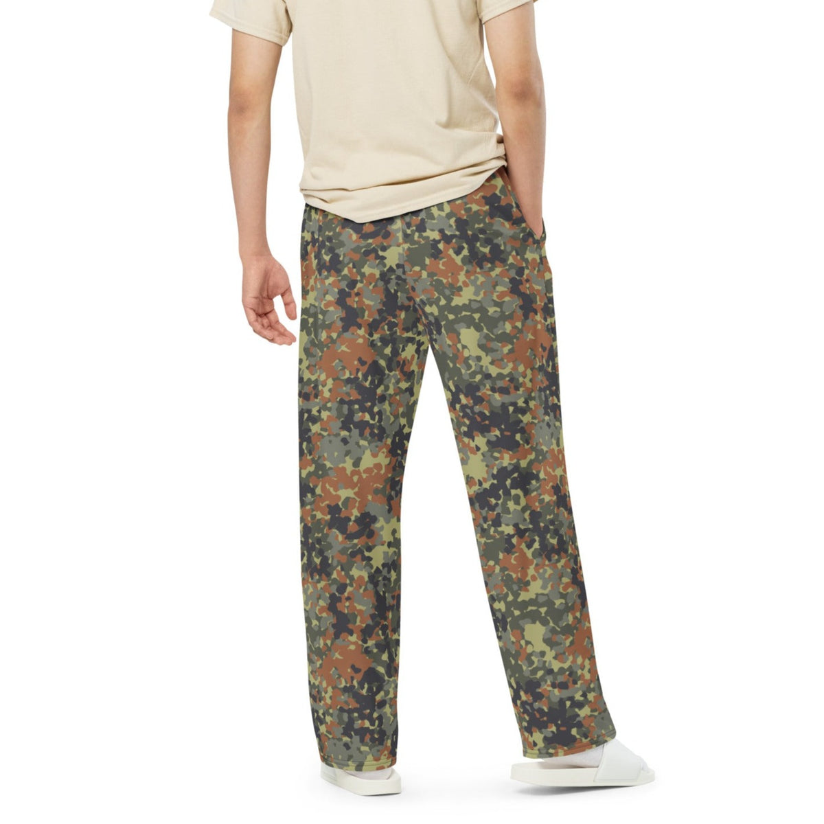 Flecktarn Reconnaissance Camo Wide-leg Pants