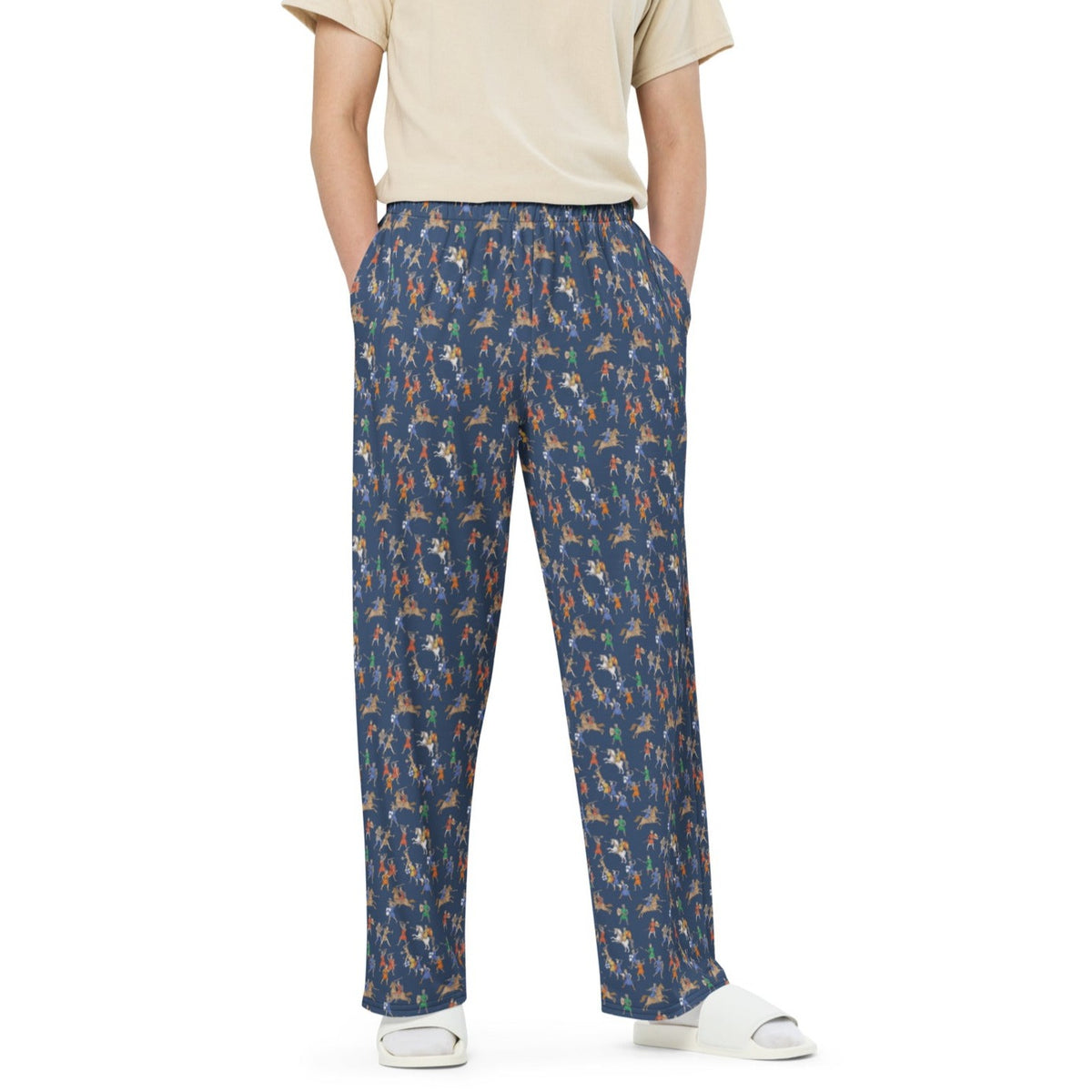 Medieval Battle Wide-leg Pants