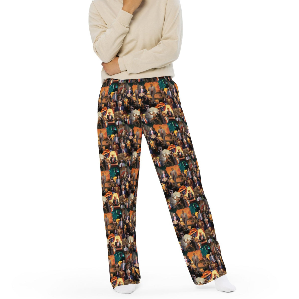 The Ultra MAGA Trump Patterned Lounge Pants Liberty Maniacs