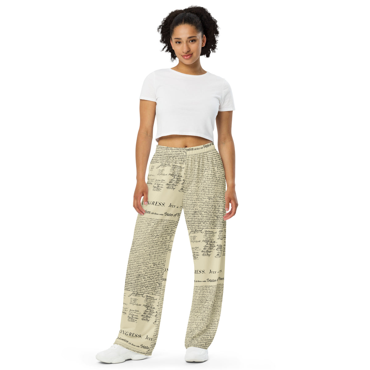 Declaration of Independence Wide-leg Pants