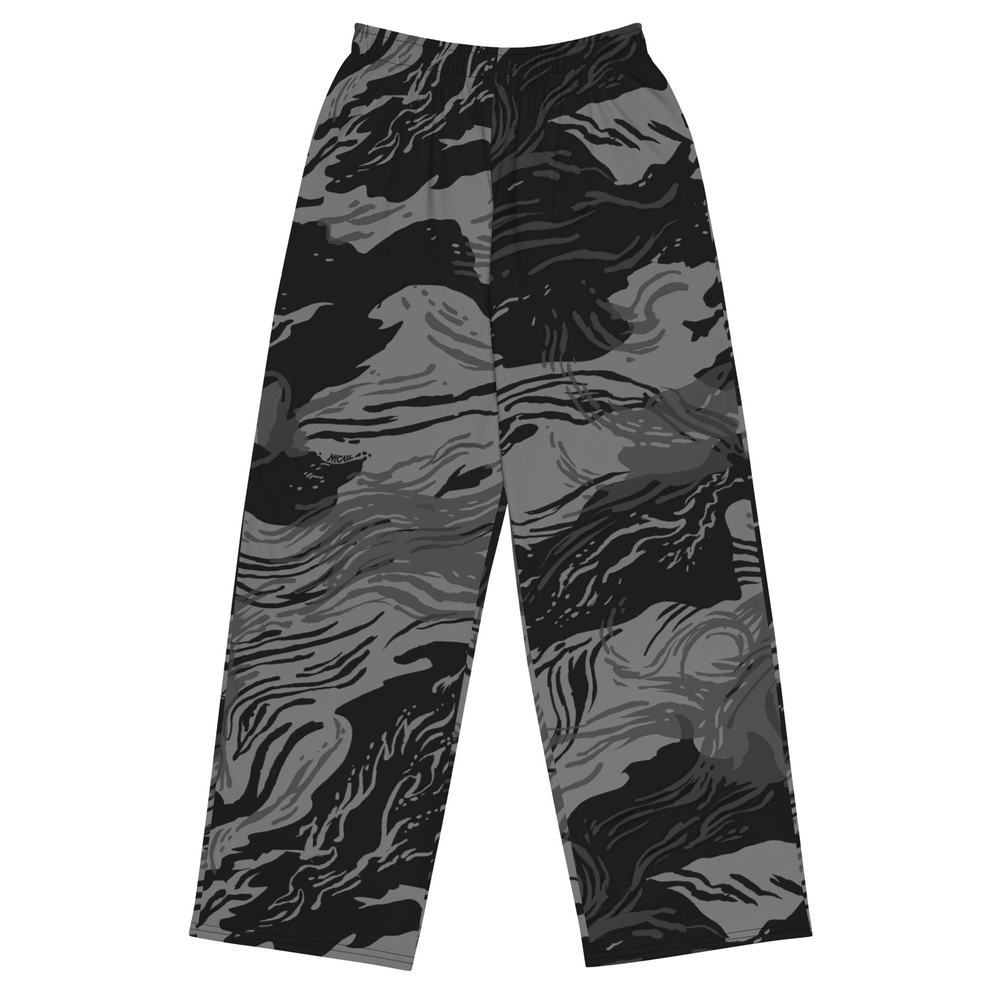 Rhodesian Brushstroke Night Ops Wide-leg Pants