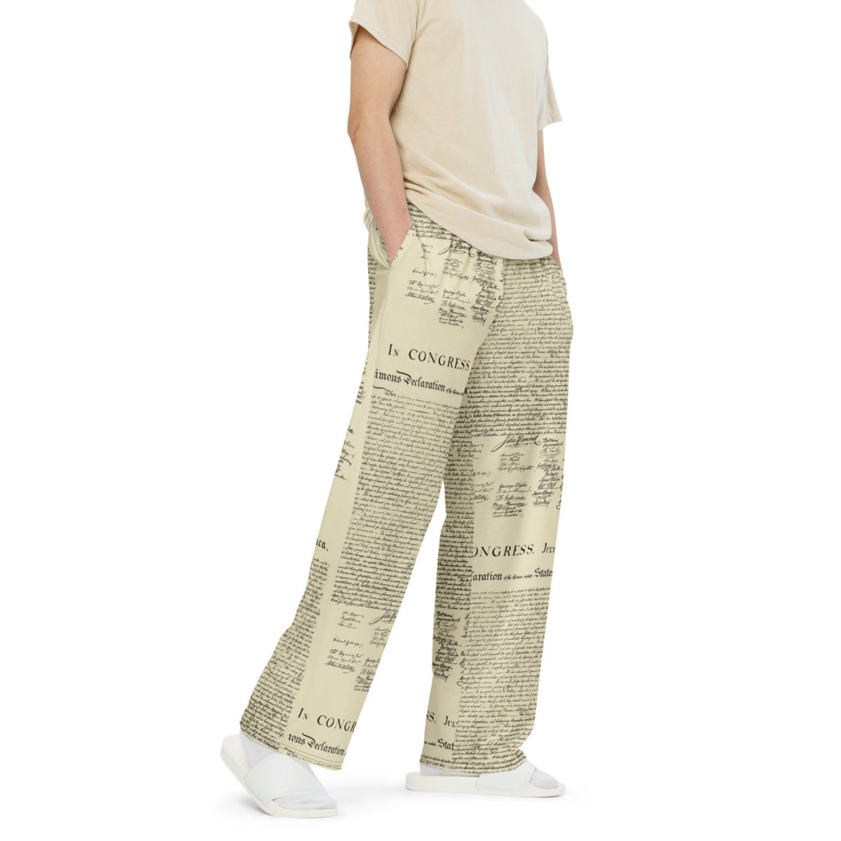 Declaration of Independence Wide-leg Pants