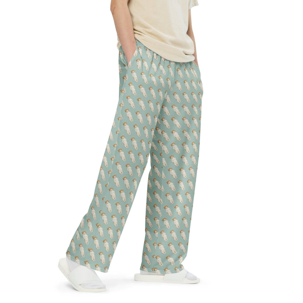 Sleeping KittenWide-leg Pants