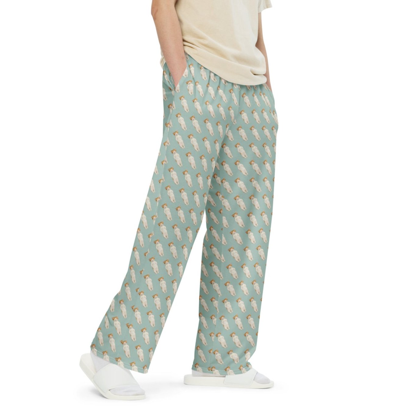 Sleeping KittenWide-leg Pants