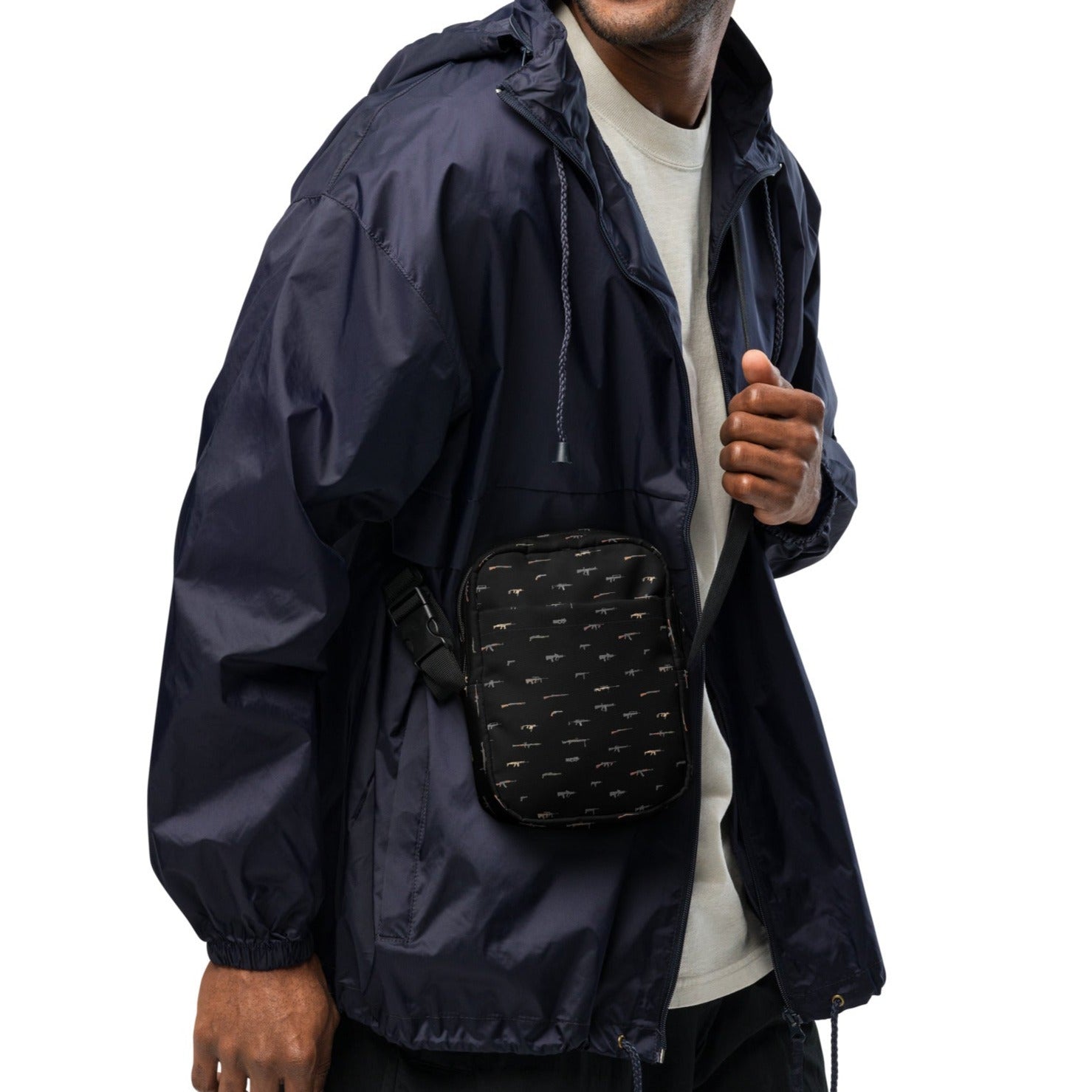 Arsenal Pattern Utility Crossbody Bag