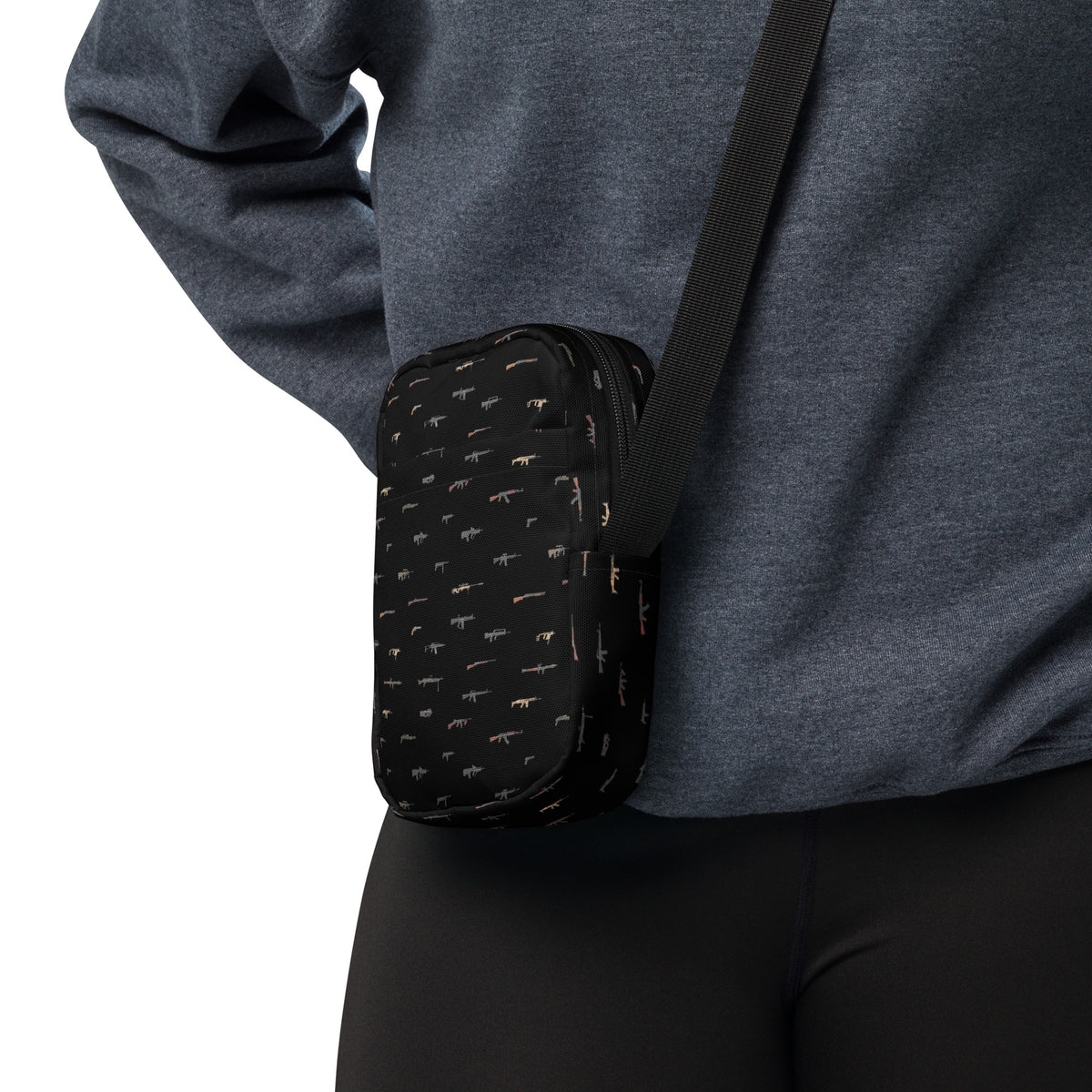 Arsenal Pattern Utility Crossbody Bag