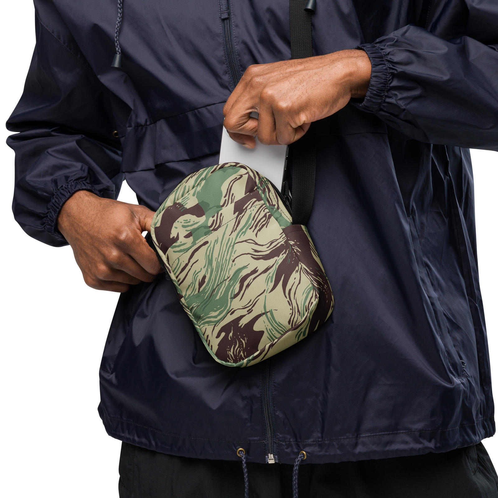 Rhodesian Brushstroke Camo Crossbody Bag