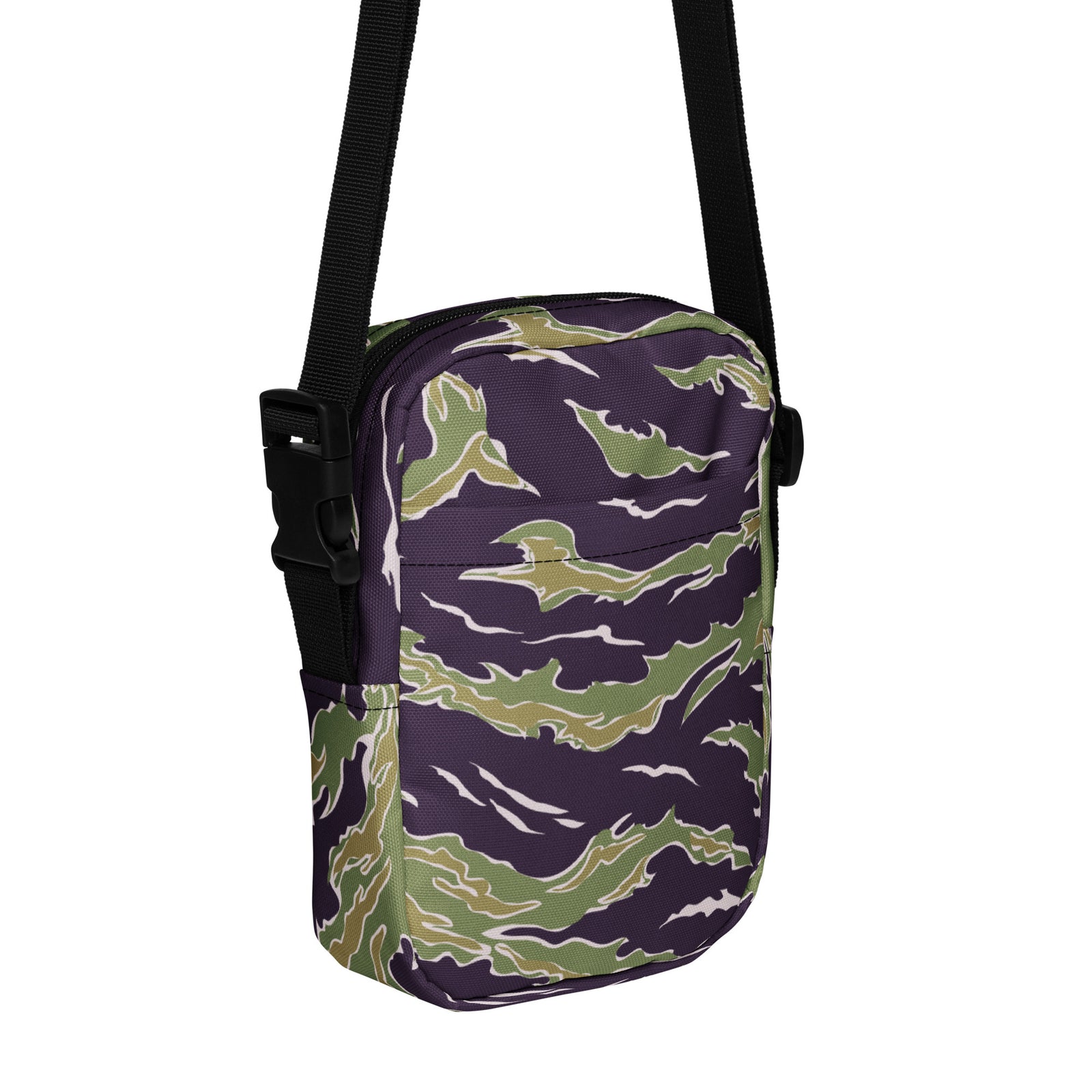 Tiger Stripe Camo Utility Crossbody Bag