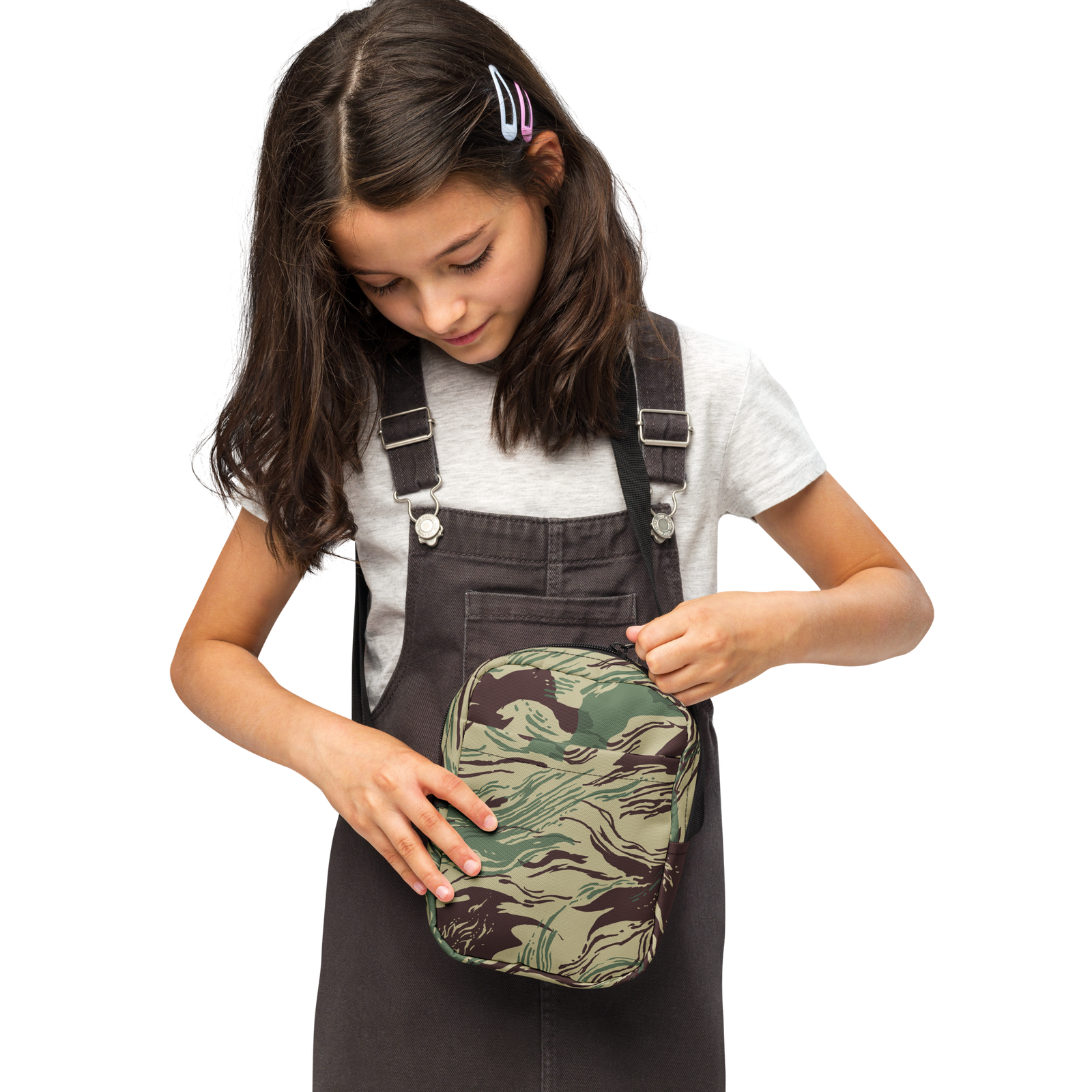 Rhodesian Brushstroke Camo Crossbody Bag
