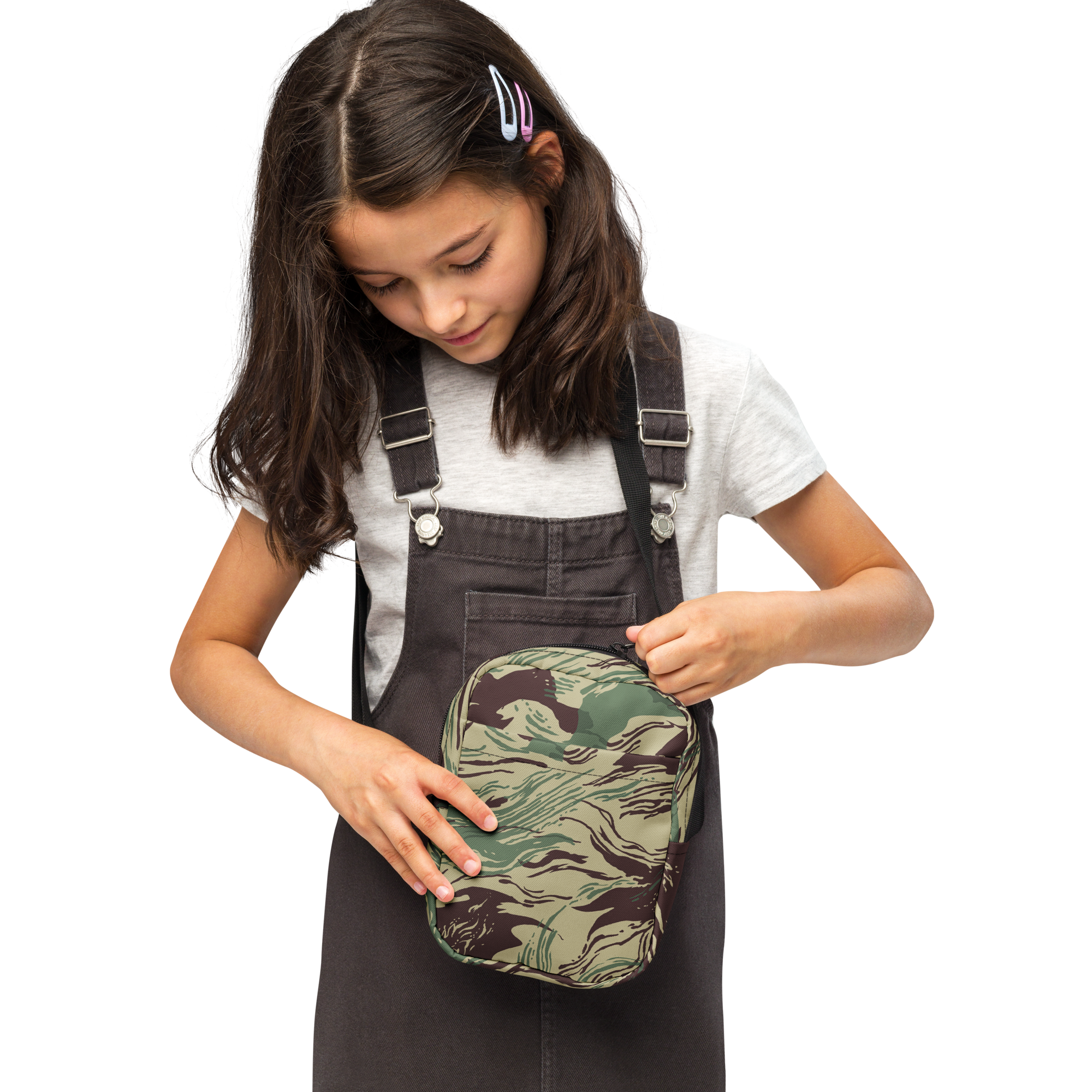 Rhodesian Brushstroke Camo Crossbody Bag