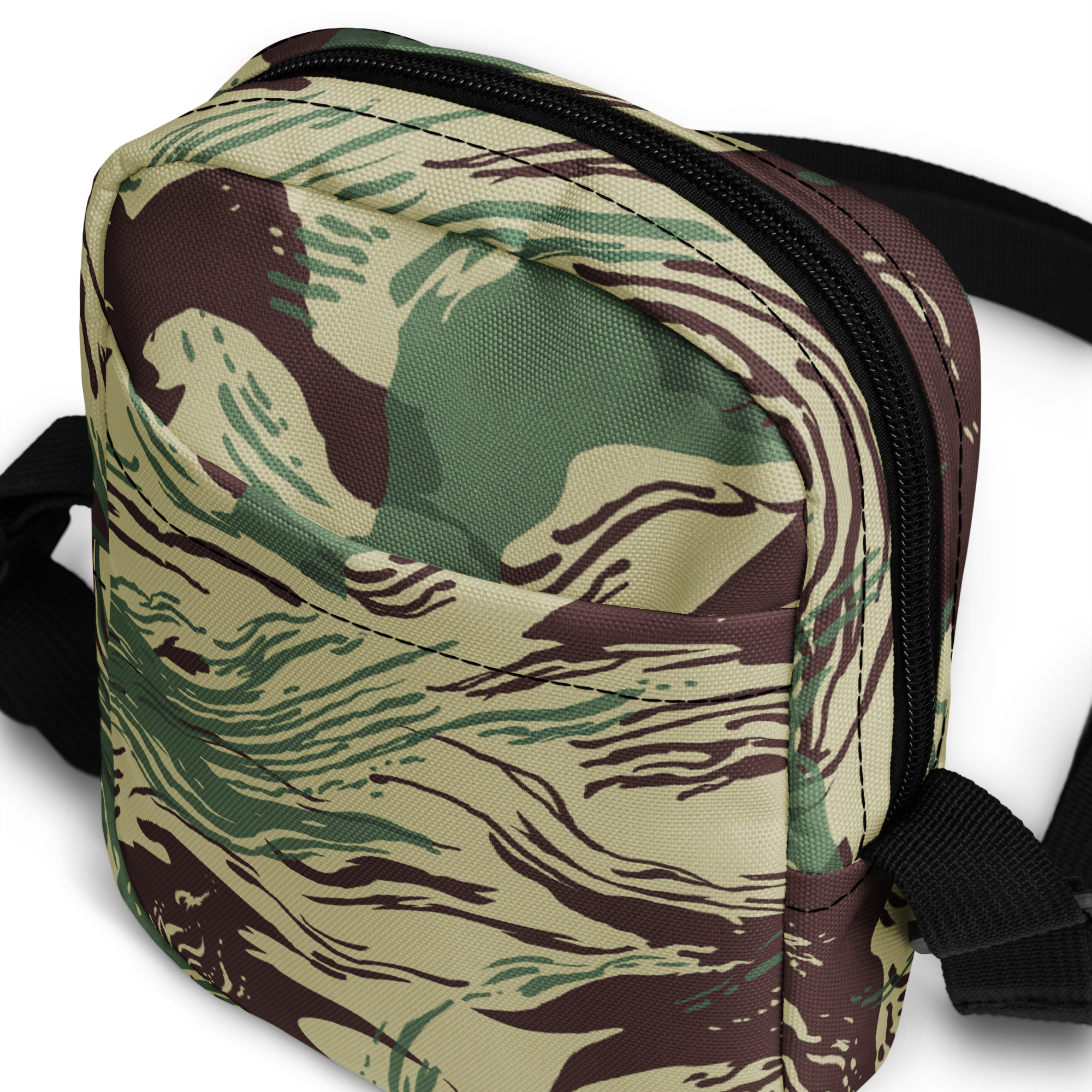 Rhodesian Brushstroke Camo Crossbody Bag