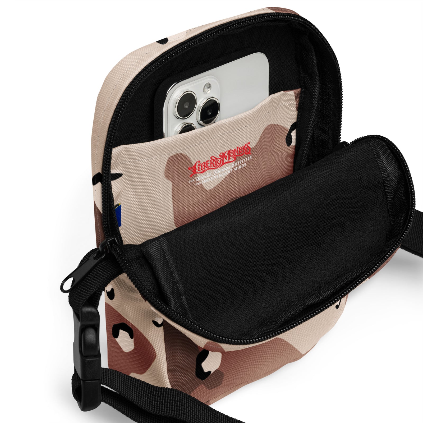 Desert Camouflage Utility Crossbody Bag