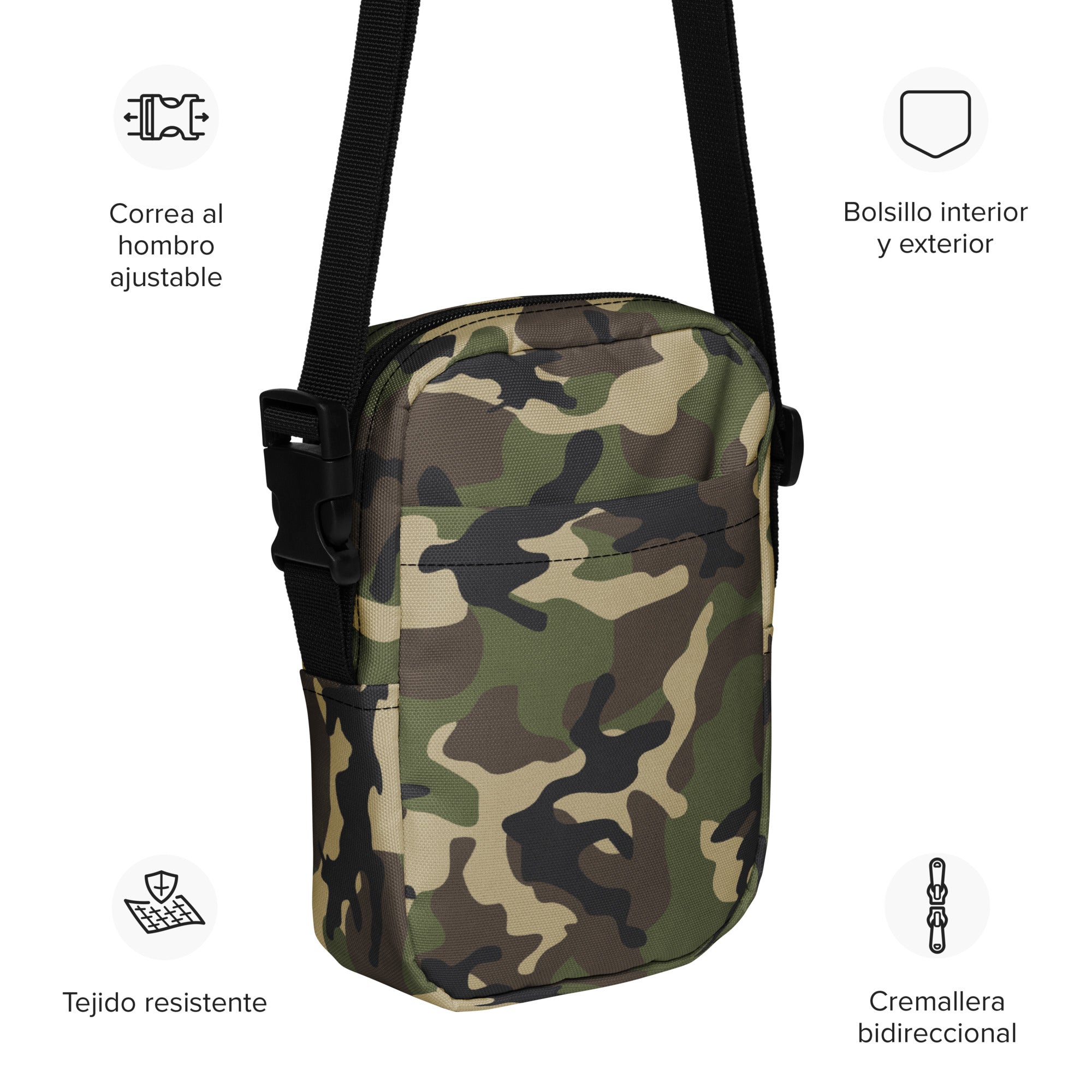 Woodland M81 Camo Utility Crossbody Bag