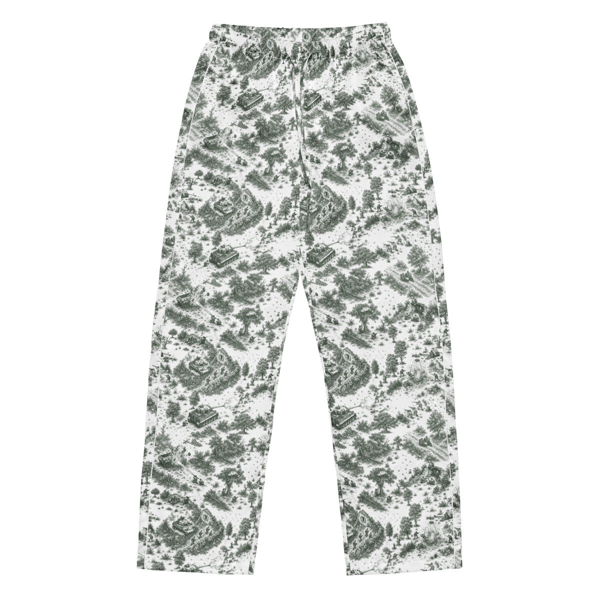 Front view of Normandy ’44 Toile women’s pajama pants