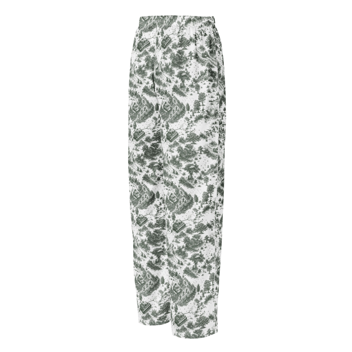 Right-back view of Normandy ’44 Toile women’s pajama pants