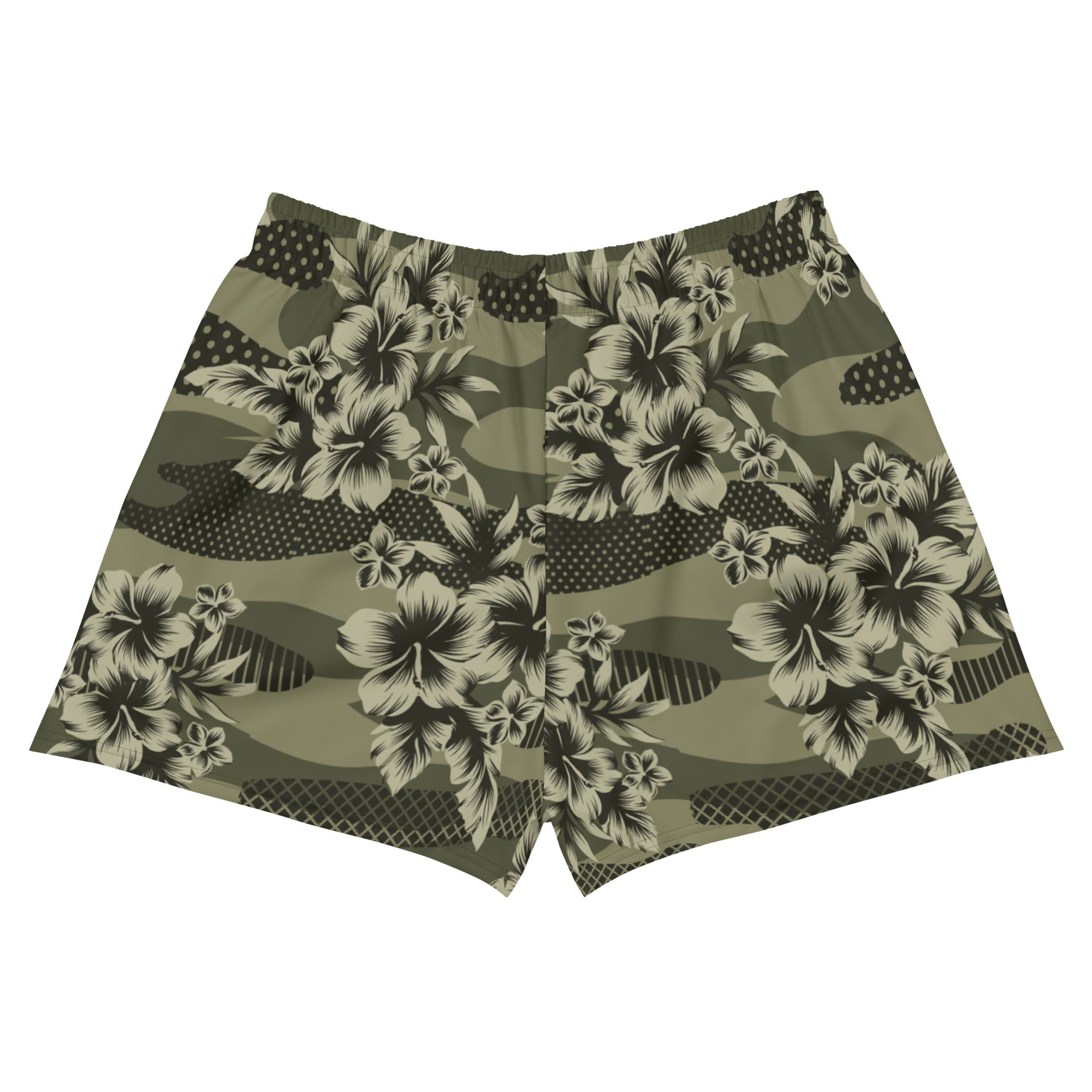 Hawaiian Camo Women’s Athletic Shorts