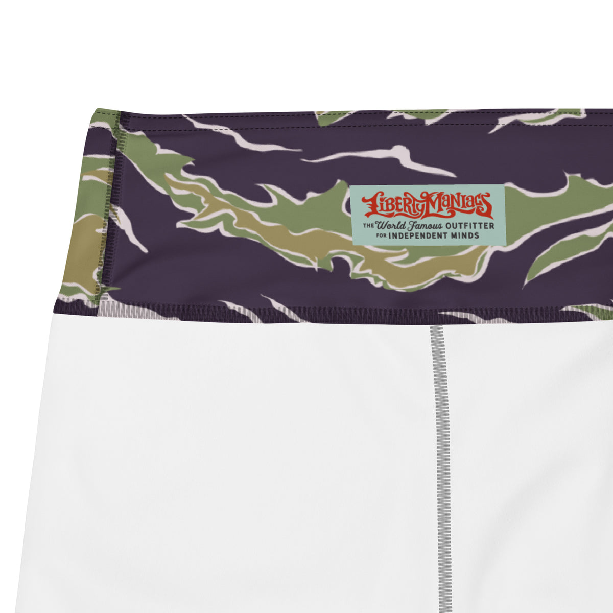 Jungle Tiger Stripe Yoga Capri Leggings