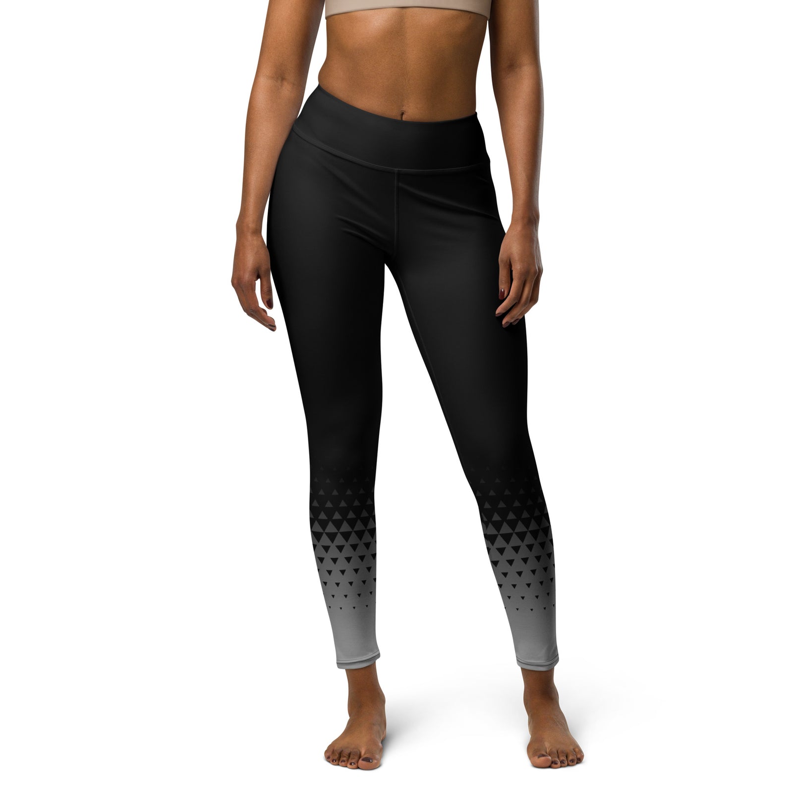 Fractal Midnight Yoga Leggings