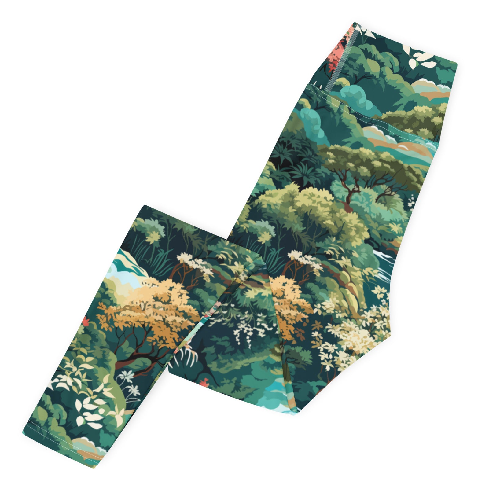 Northwoods Pattern Yoga Leggings