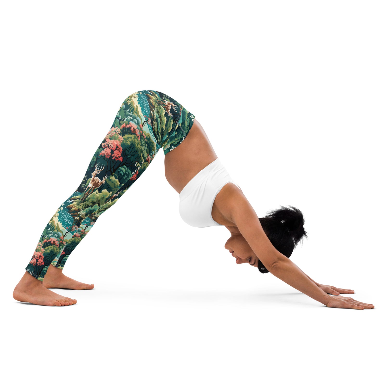 Northwoods Pattern Yoga Leggings