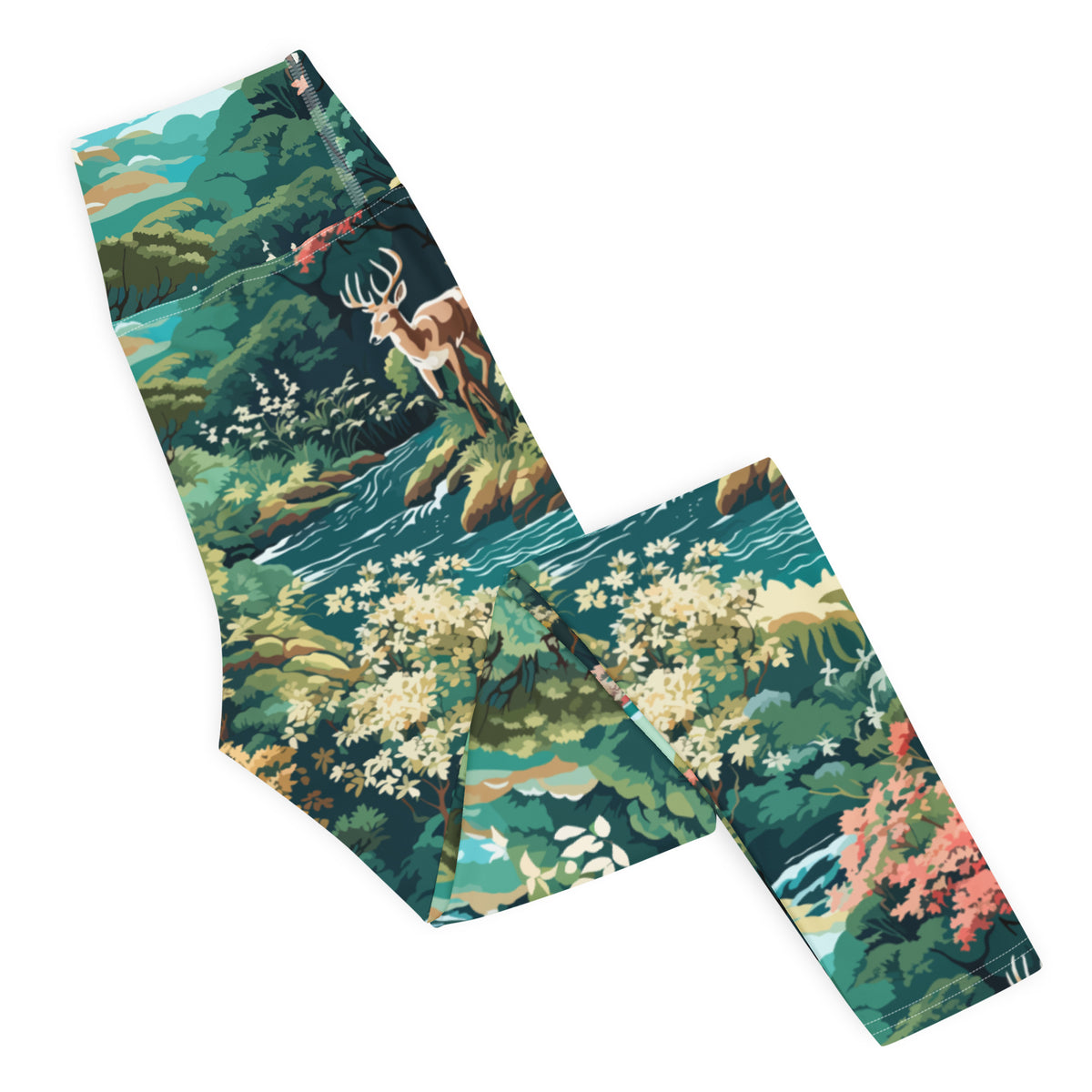 Northwoods Pattern Yoga Leggings