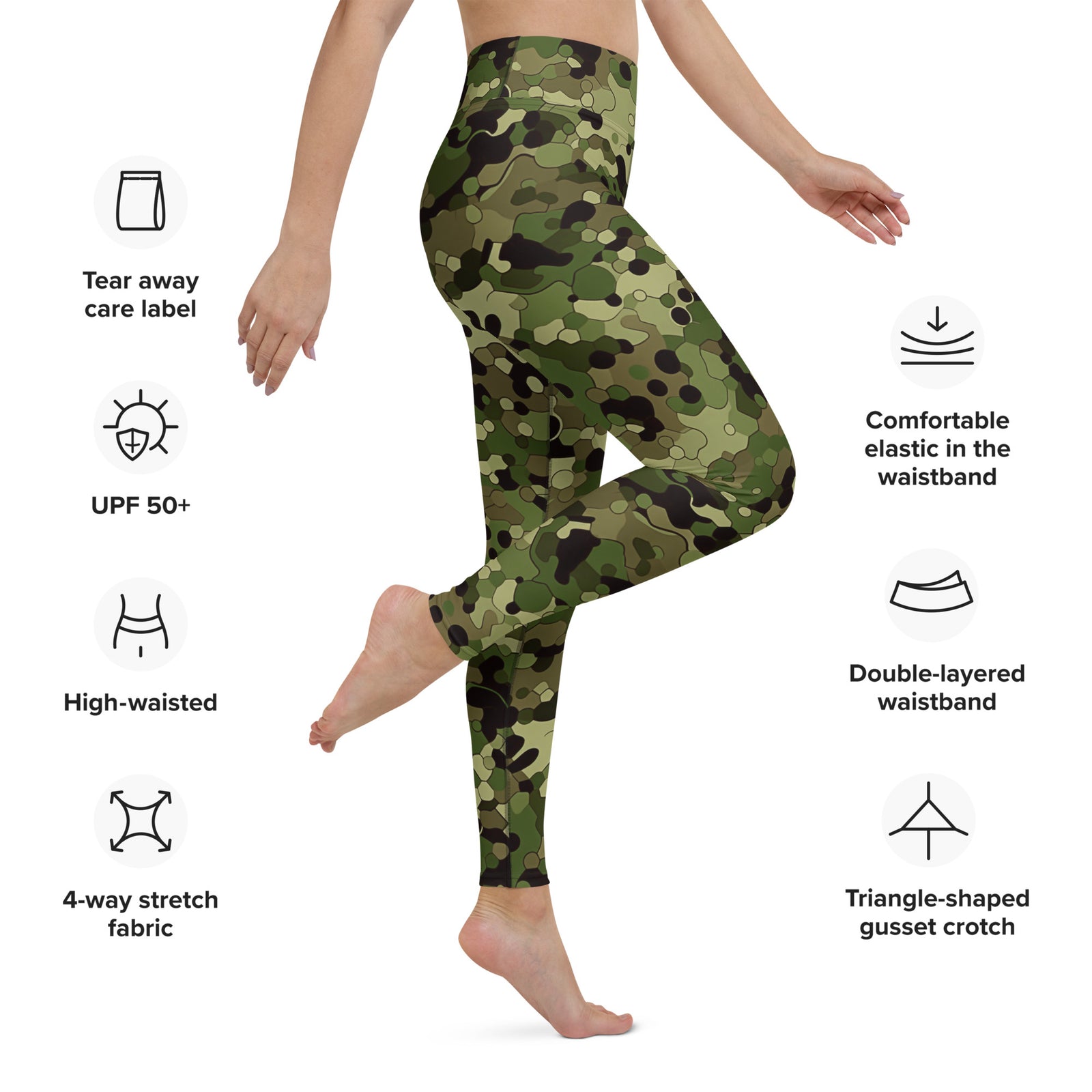 M23 Ladies Camo Yoga Leggings