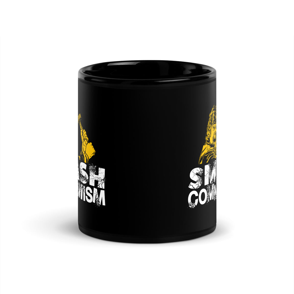 President Javier Milei Smash Communism Black Mug