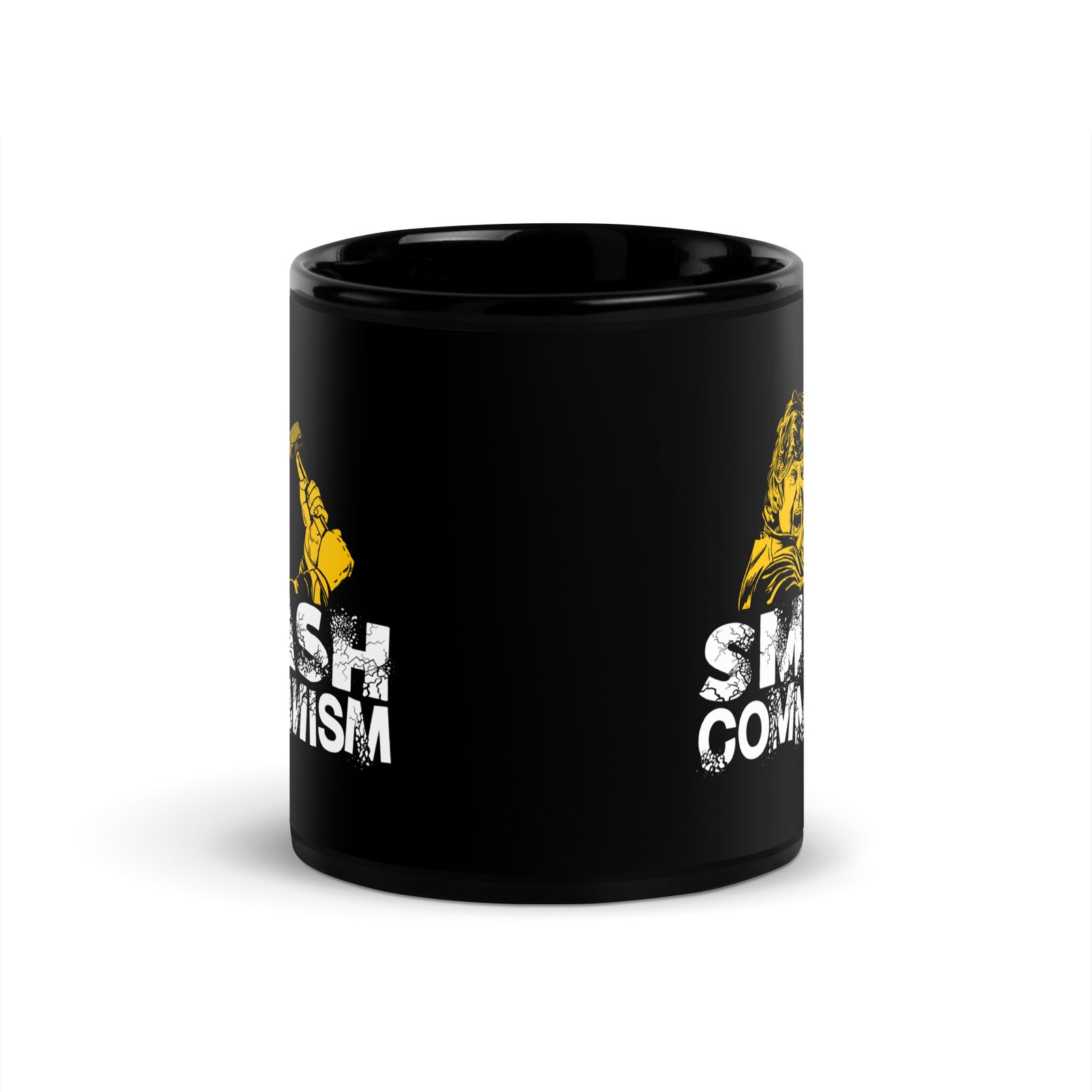 President Javier Milei Smash Communism Black Mug