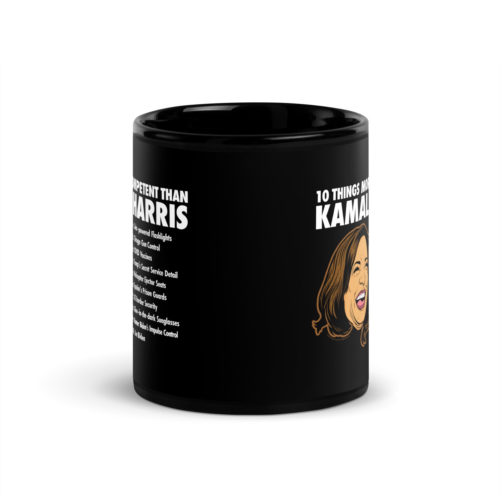 10 Things More Competent than Kamala Harris Coffee Mug