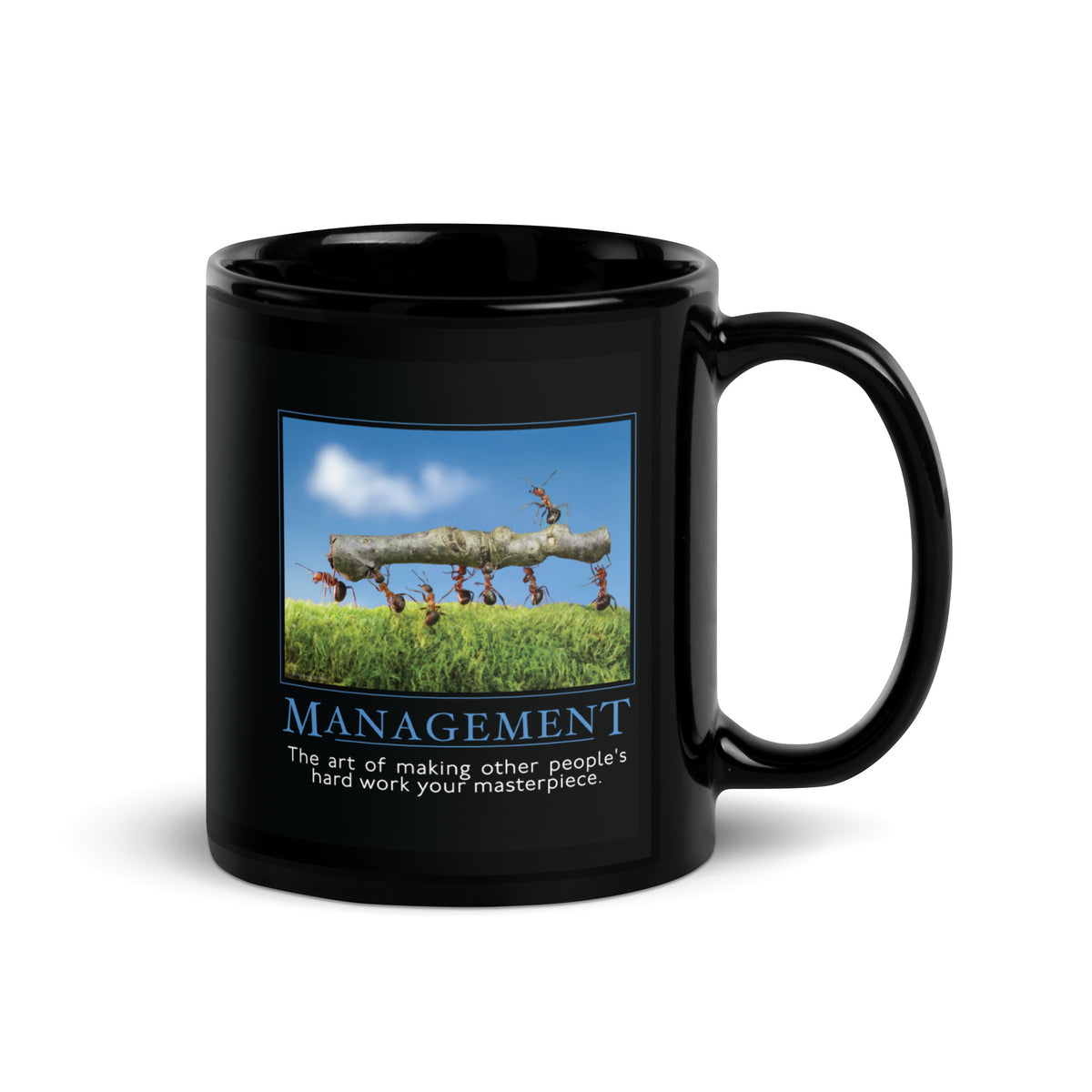 Management Demotivational Mug