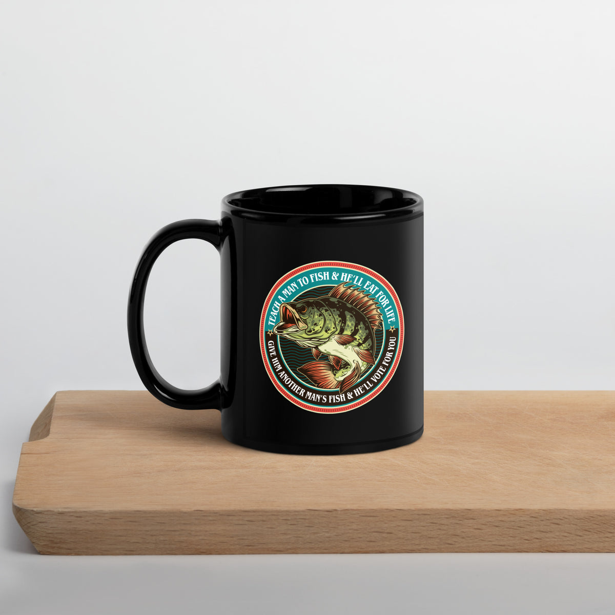 Teach a Man To Fish Coffee Mug