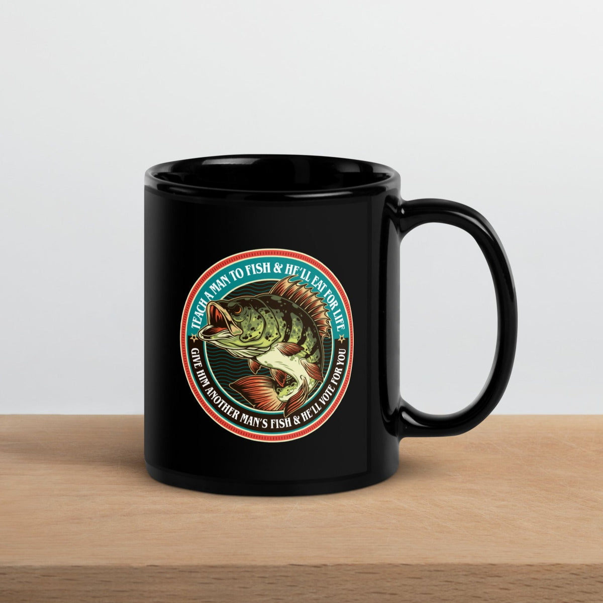 Teach a Man To Fish Coffee Mug