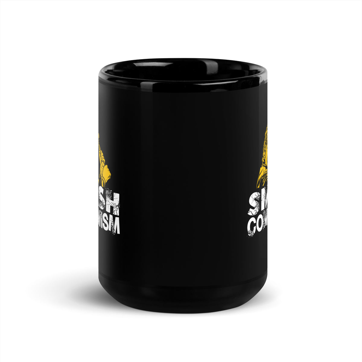 President Javier Milei Smash Communism Black Mug