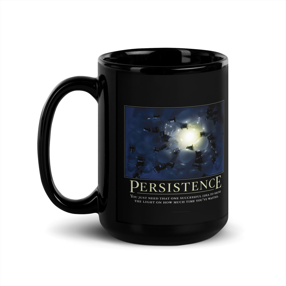 Persistence Demotivational Mug