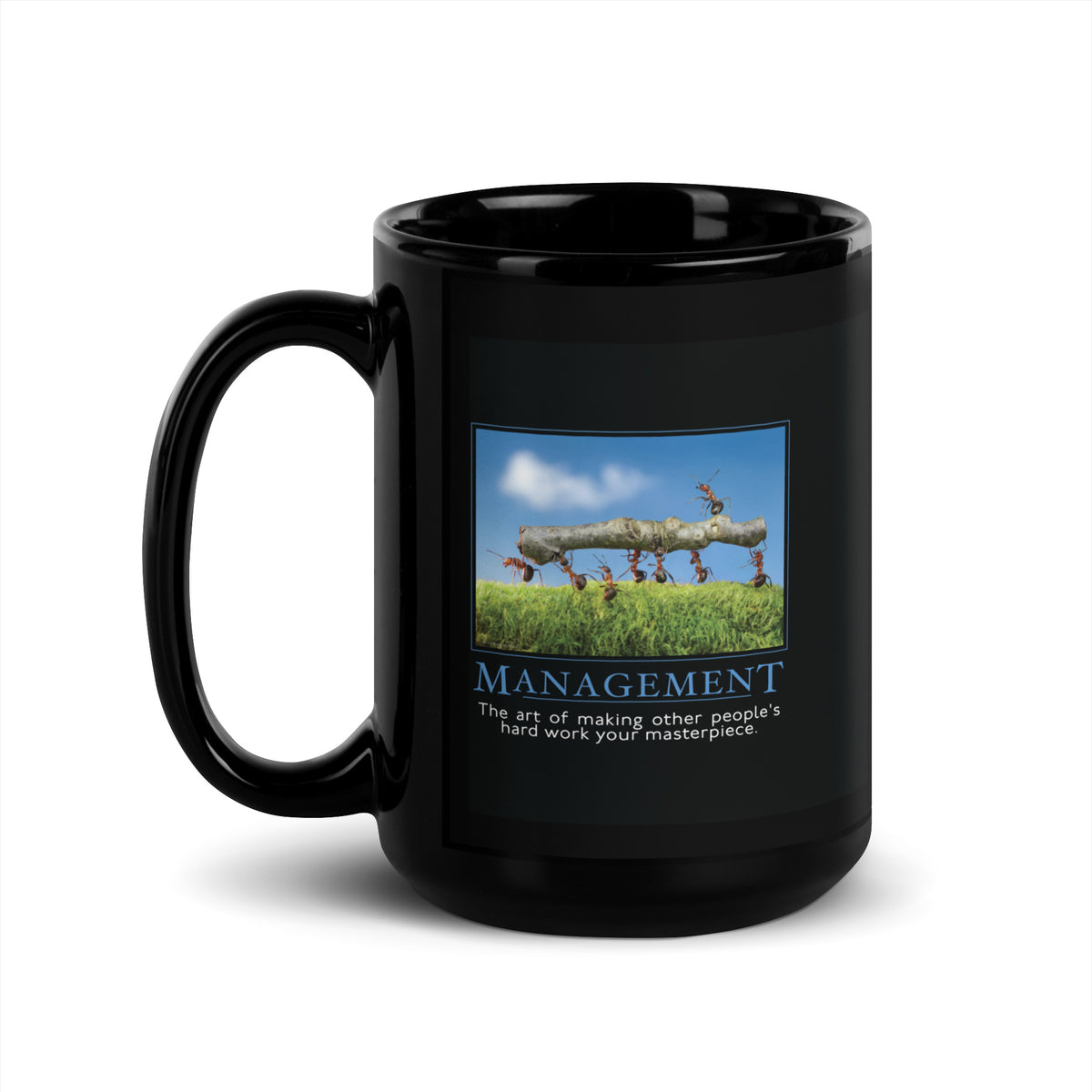 Management Demotivational Mug