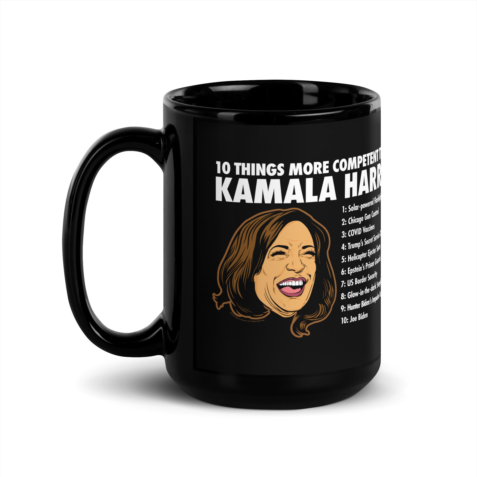 10 Things More Competent than Kamala Harris Coffee Mug