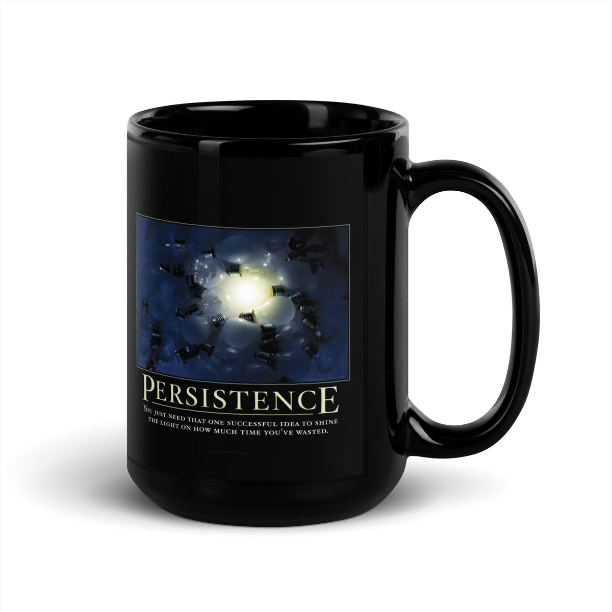 Persistence Demotivational Mug